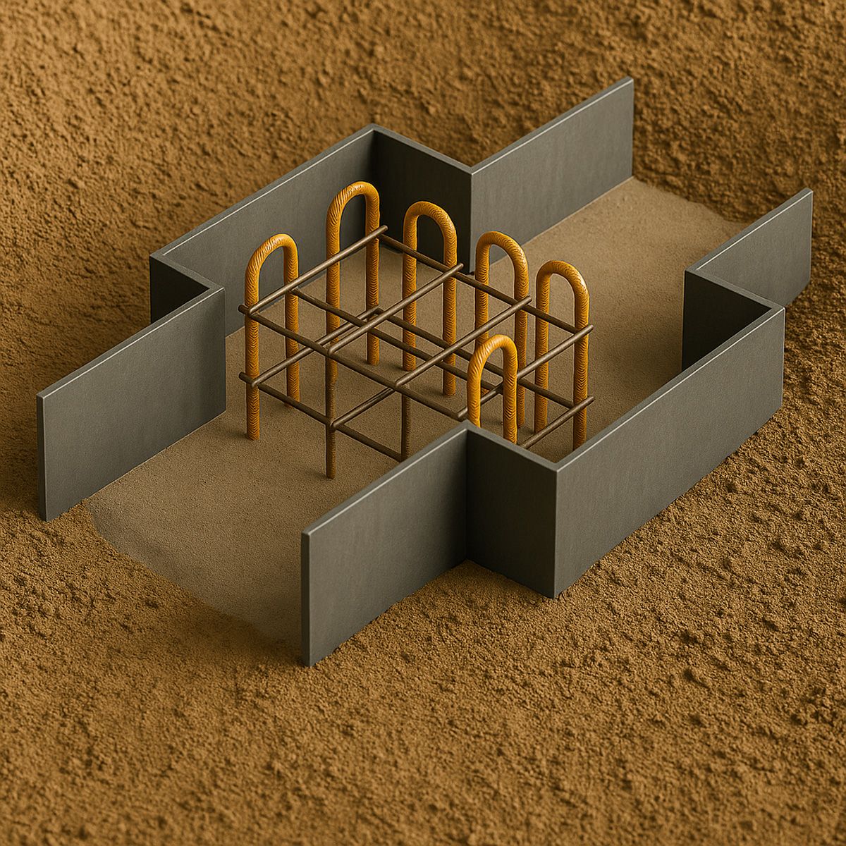 Rectangular Pil Cap Pile Caps – Reinforced Foundation Connections | Specialist Steel