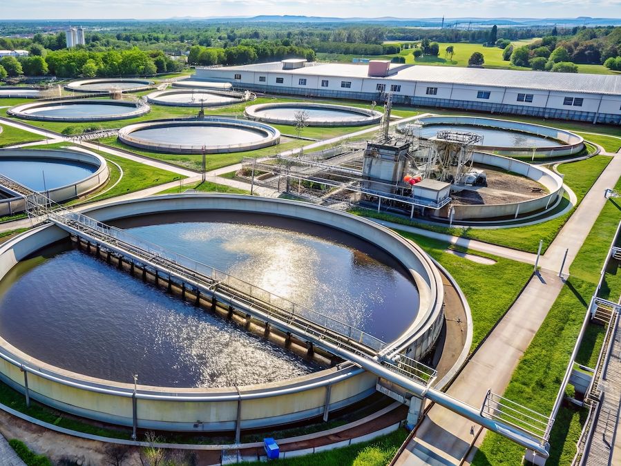 Prefabricated Steel Reinforcement Sewage  Treatment plant The Roe Group