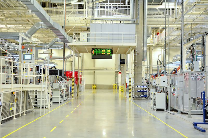 Jaguar Land Rover works at Castle Bromwich, Birmingham